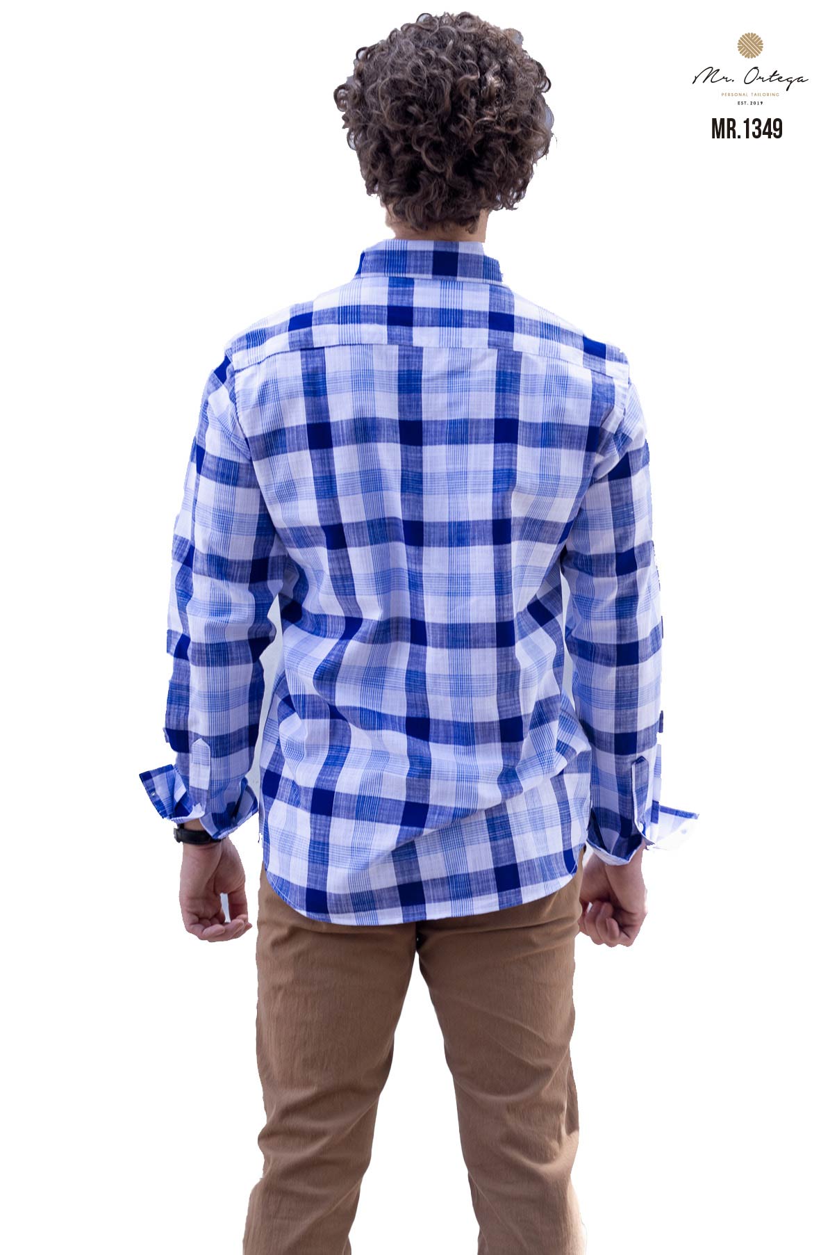CAMISA CUADROS AZUL MARINO, AZUL CLARO Y BLANCO
