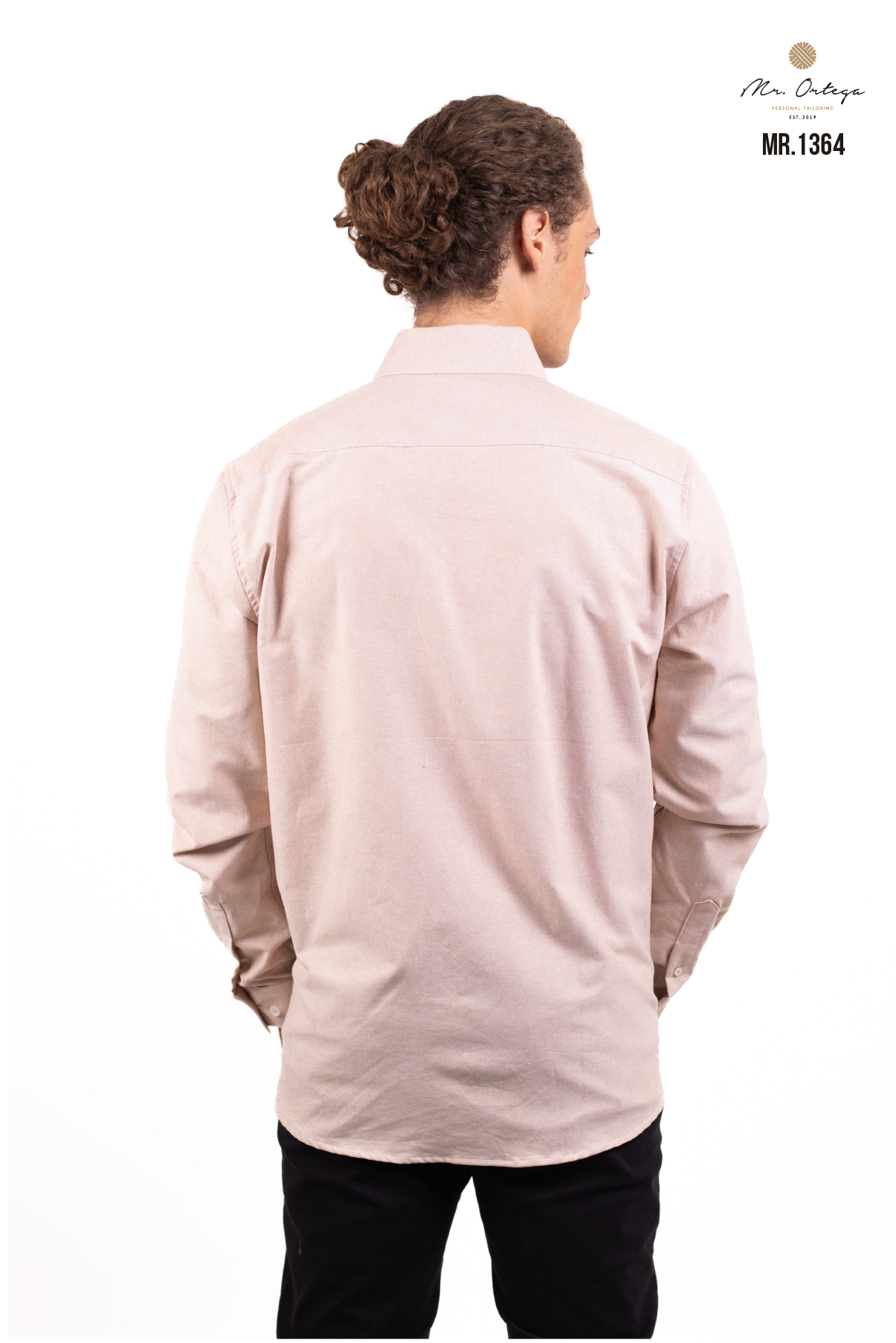 CAMISA LISA MARRÓN CLARO
