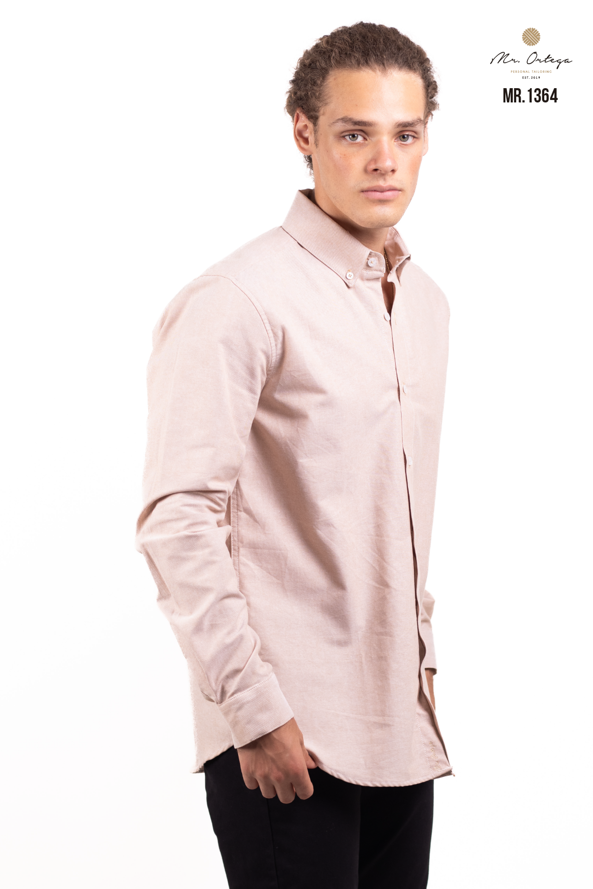 CAMISA LISA MARRÓN CLARO