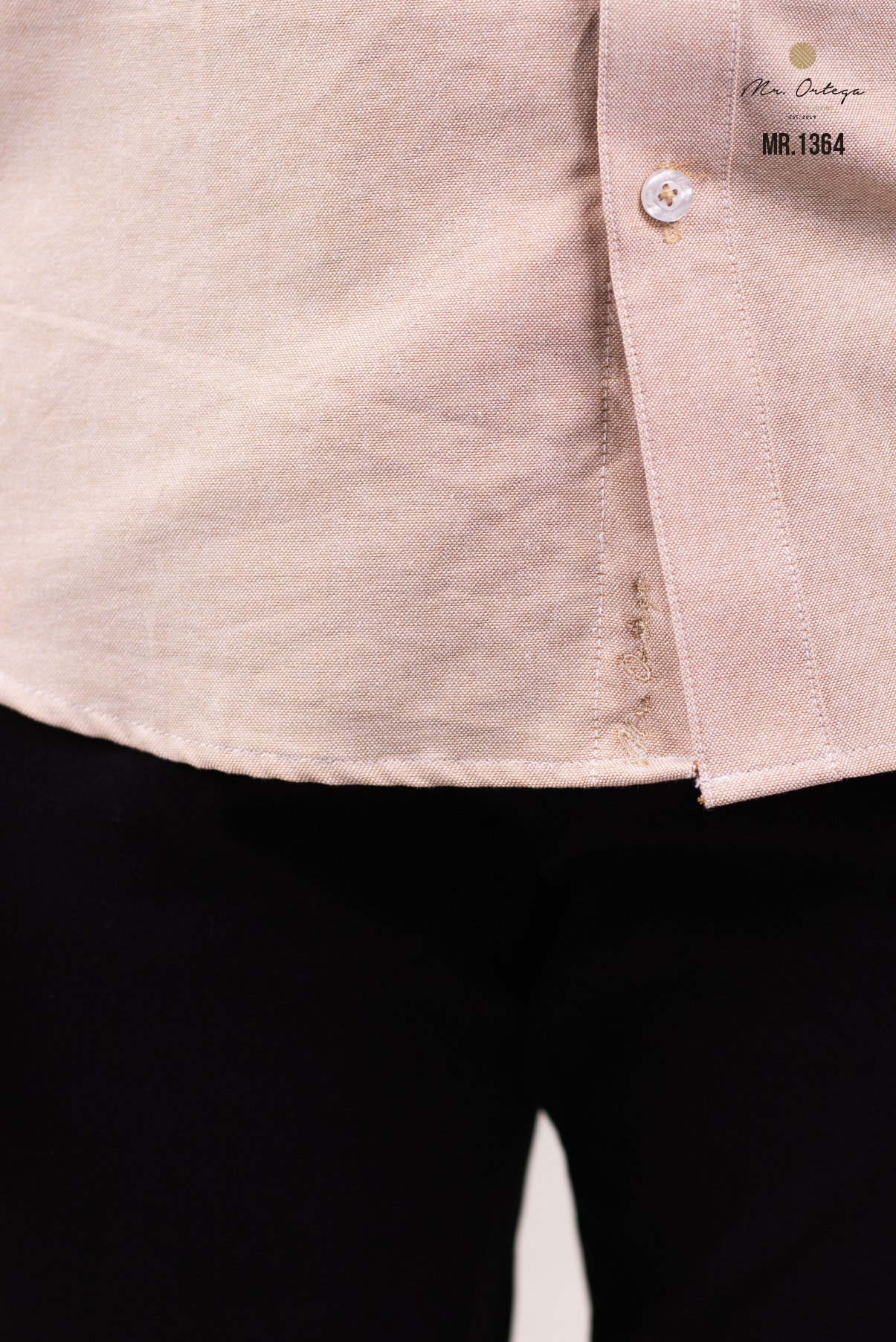 CAMISA LISA MARRÓN CLARO