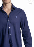 CAMISA AZUL MARINO LISA