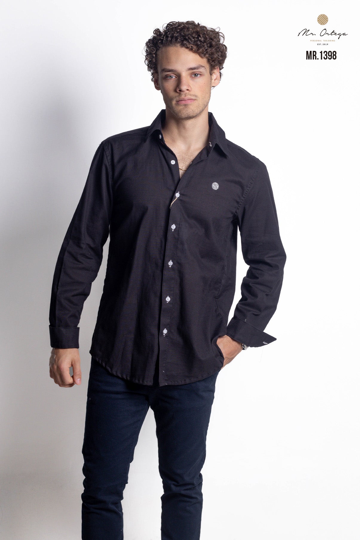 CAMISA NEGRO LISA