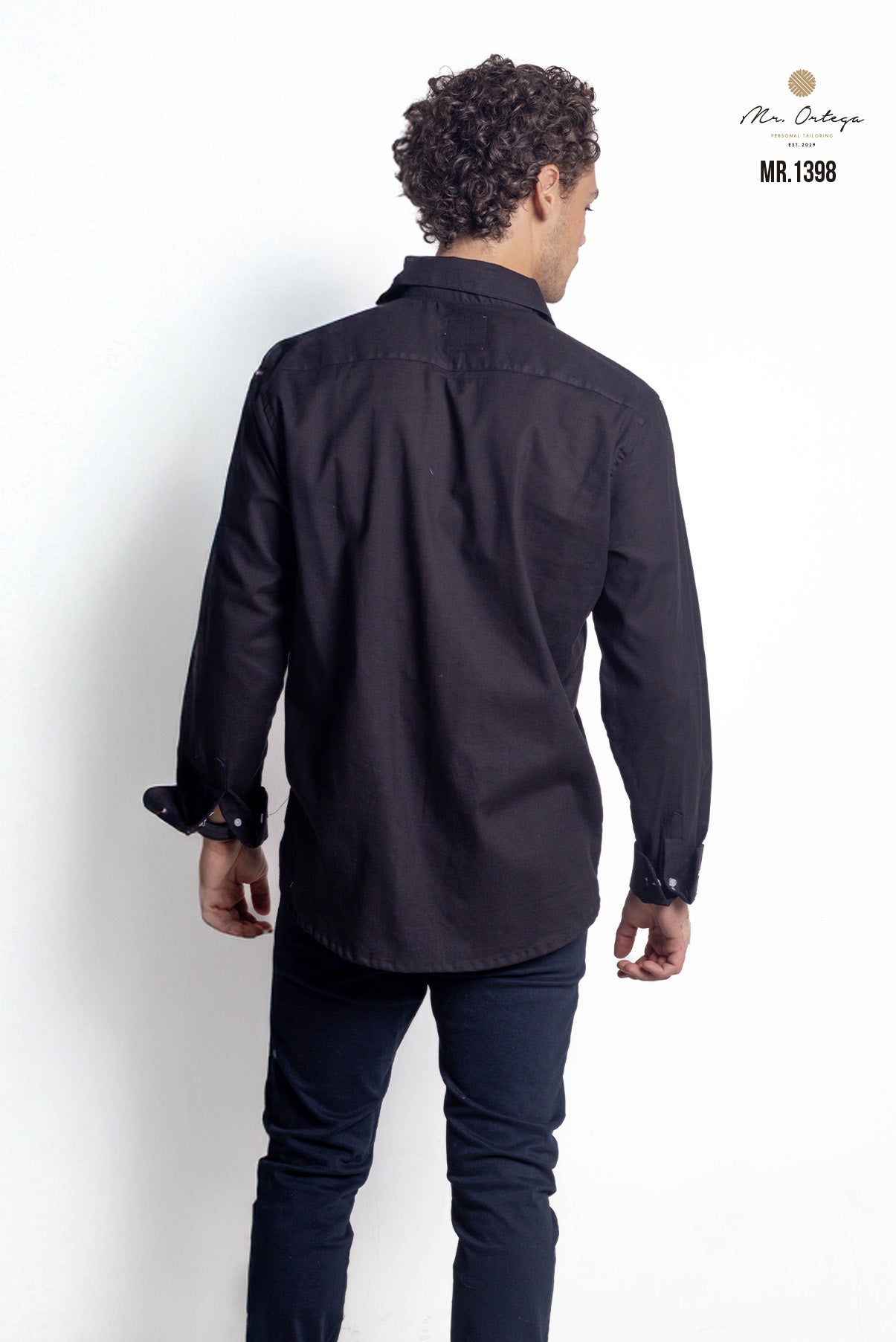 CAMISA NEGRO LISA