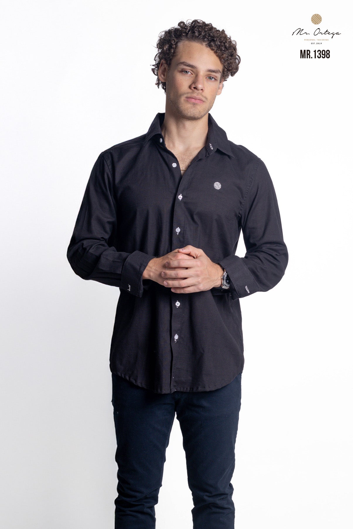 CAMISA NEGRO LISA
