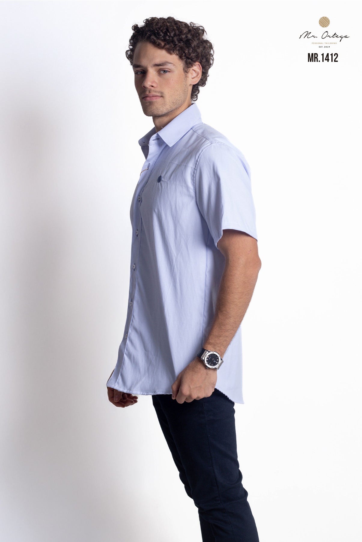 CAMISA LISA AZUL CIELO