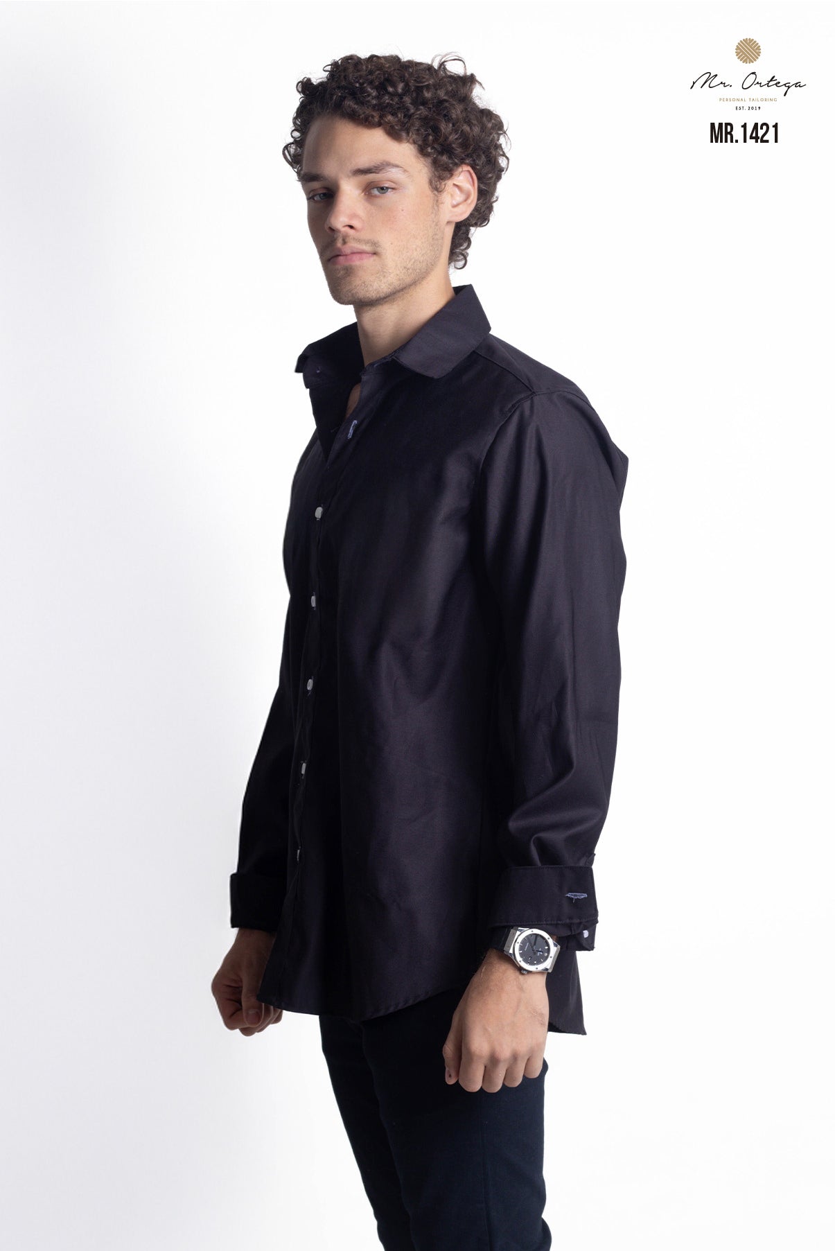 CAMISA NEGRO LISA