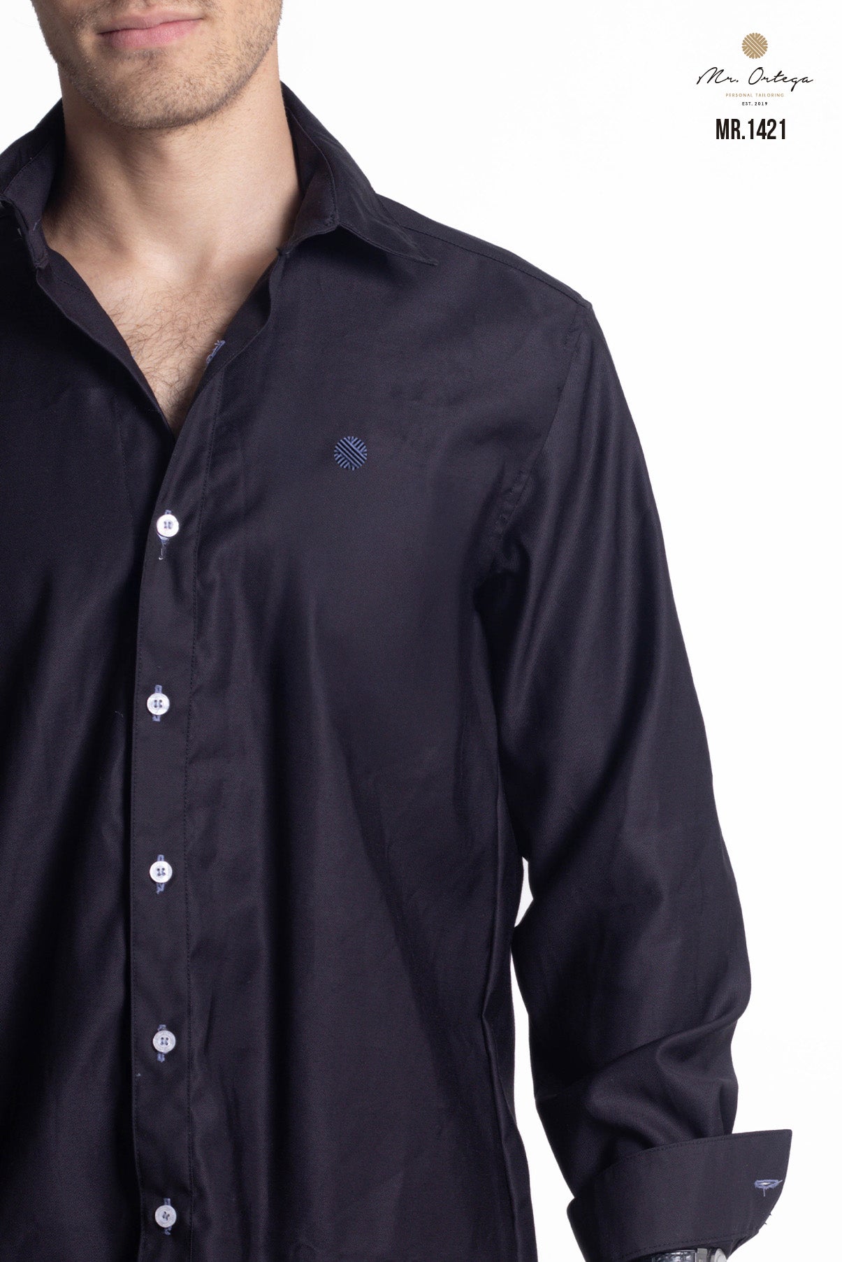 CAMISA NEGRO LISA