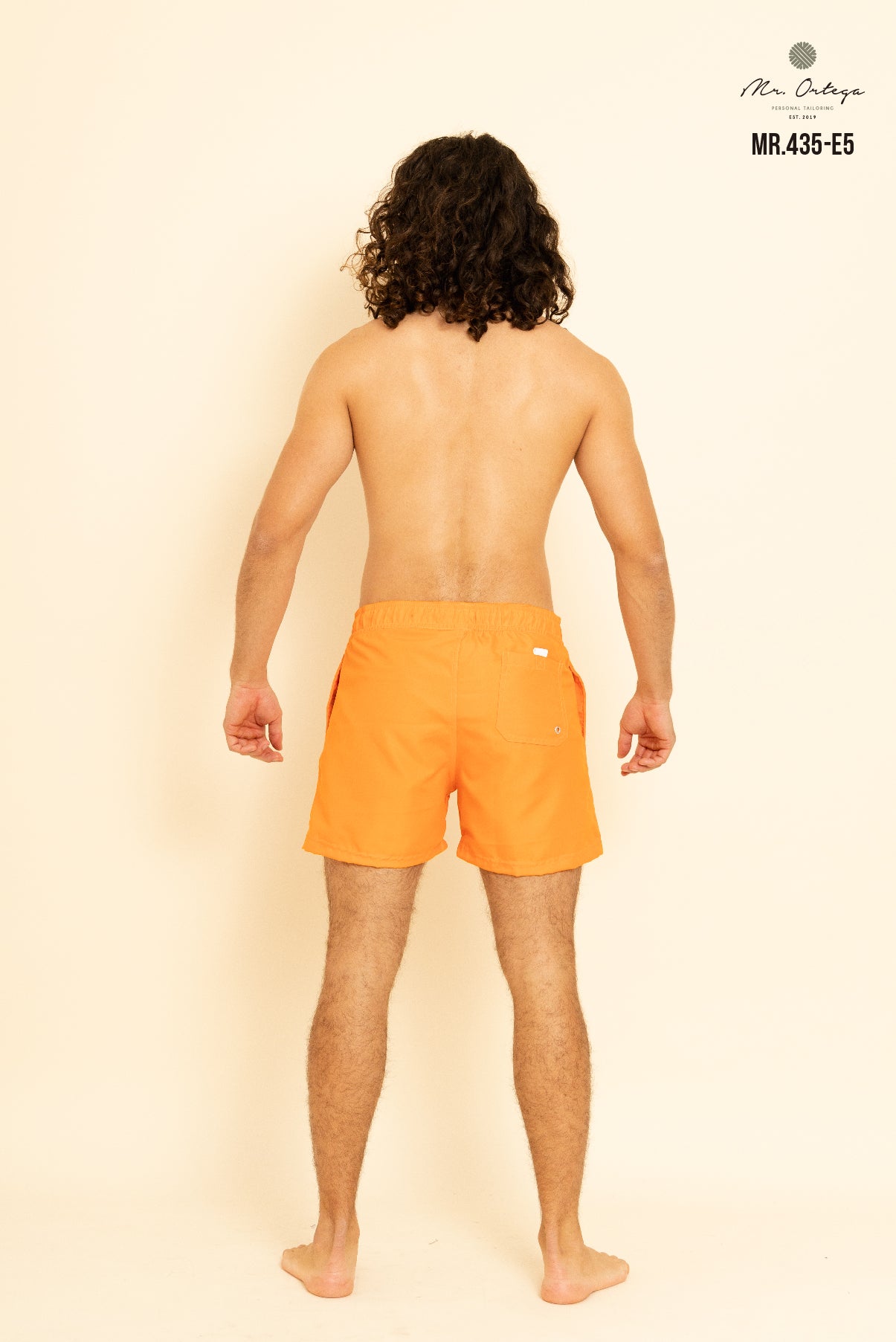 TRAJE DE BAÑO LISO NARANJA
