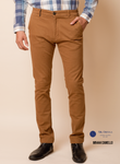 PANTALÓN GABARDINA CAMELLO CORTE REGULAR