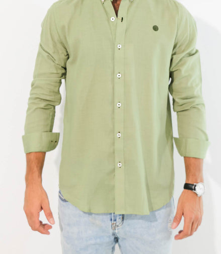 CAMISA VERDE OLIVO LISA