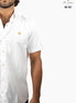 CAMISA BLANCO LISO MANGA CORTA