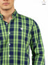 CAMISA AZUL MARINO / VERDE LIMÓN