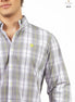 CAMISA CUADROS GRIS, BLANCO Y AMARILLO