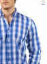 CAMISA CUADROS BLANCO / AZUL