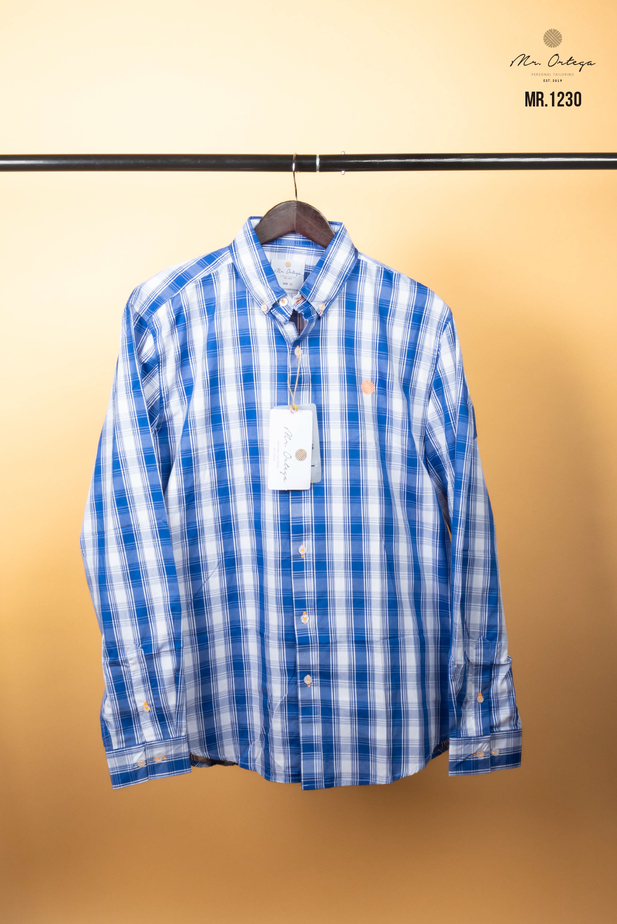 CAMISA CUADROS BLANCO / AZUL