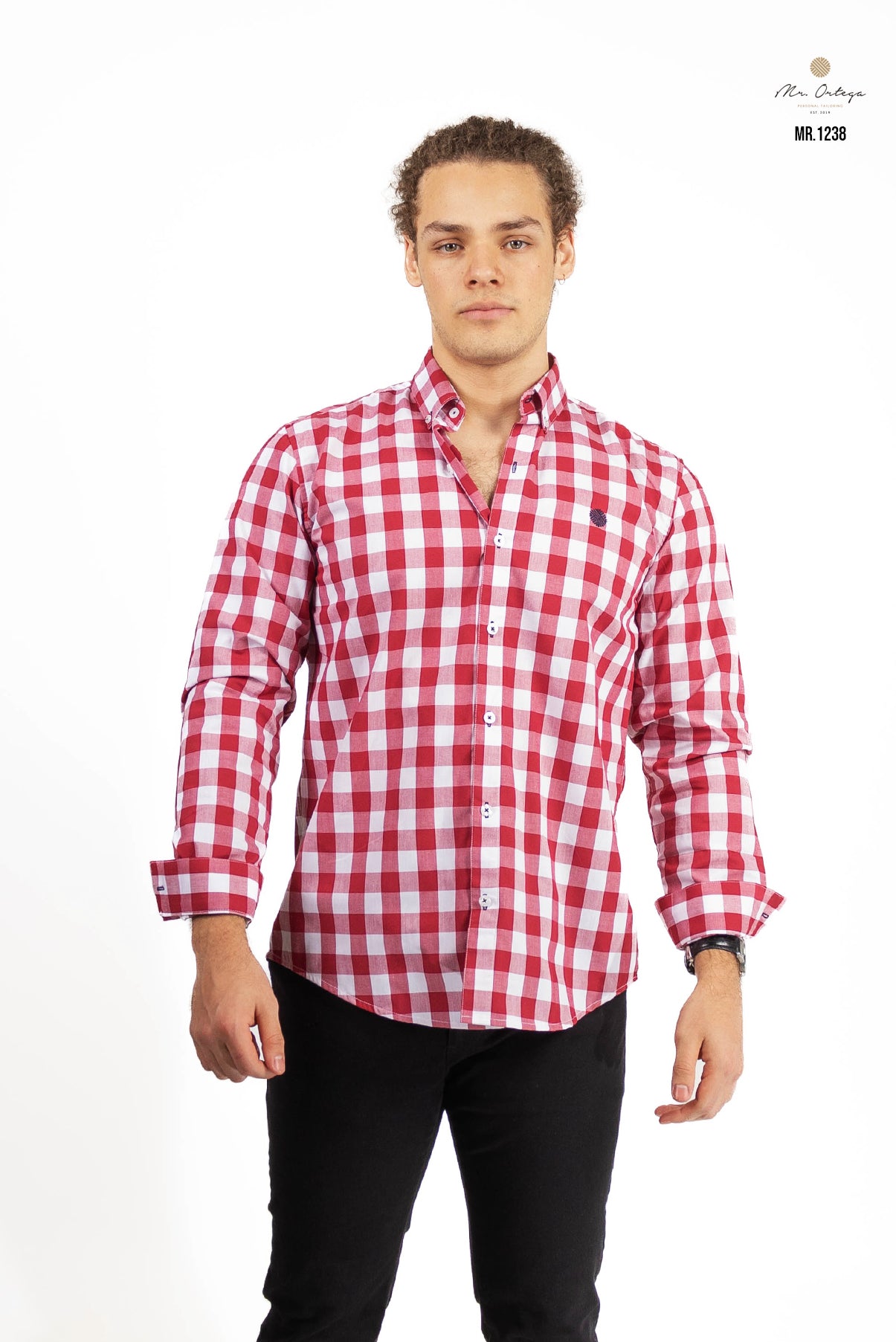 CAMISA CUADROS ROJO / BLANCO