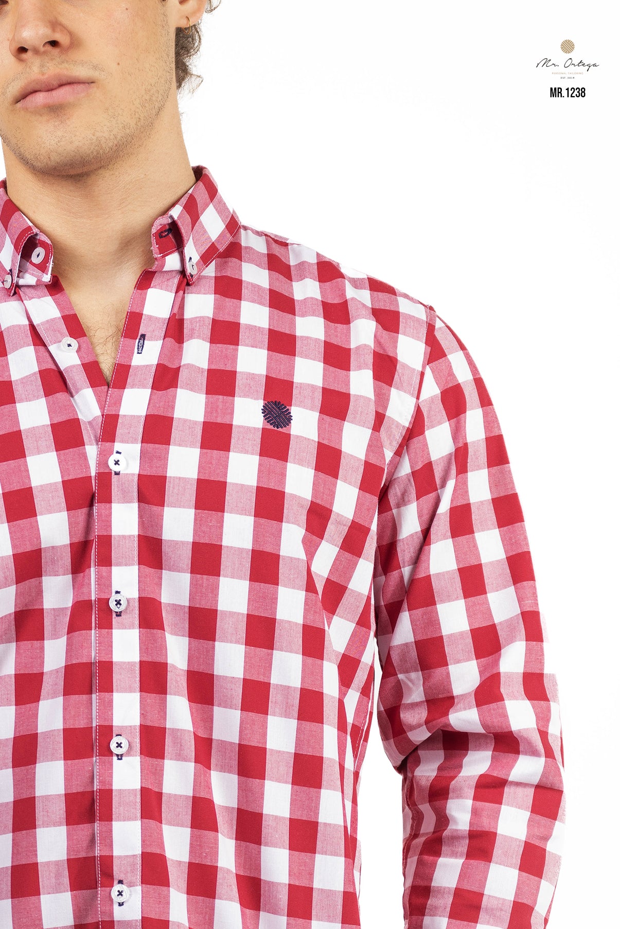 CAMISA CUADROS ROJO / BLANCO