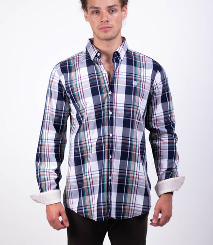 CAMISAS CUADROS AZUL, BLANCO, TINTO, VERDE