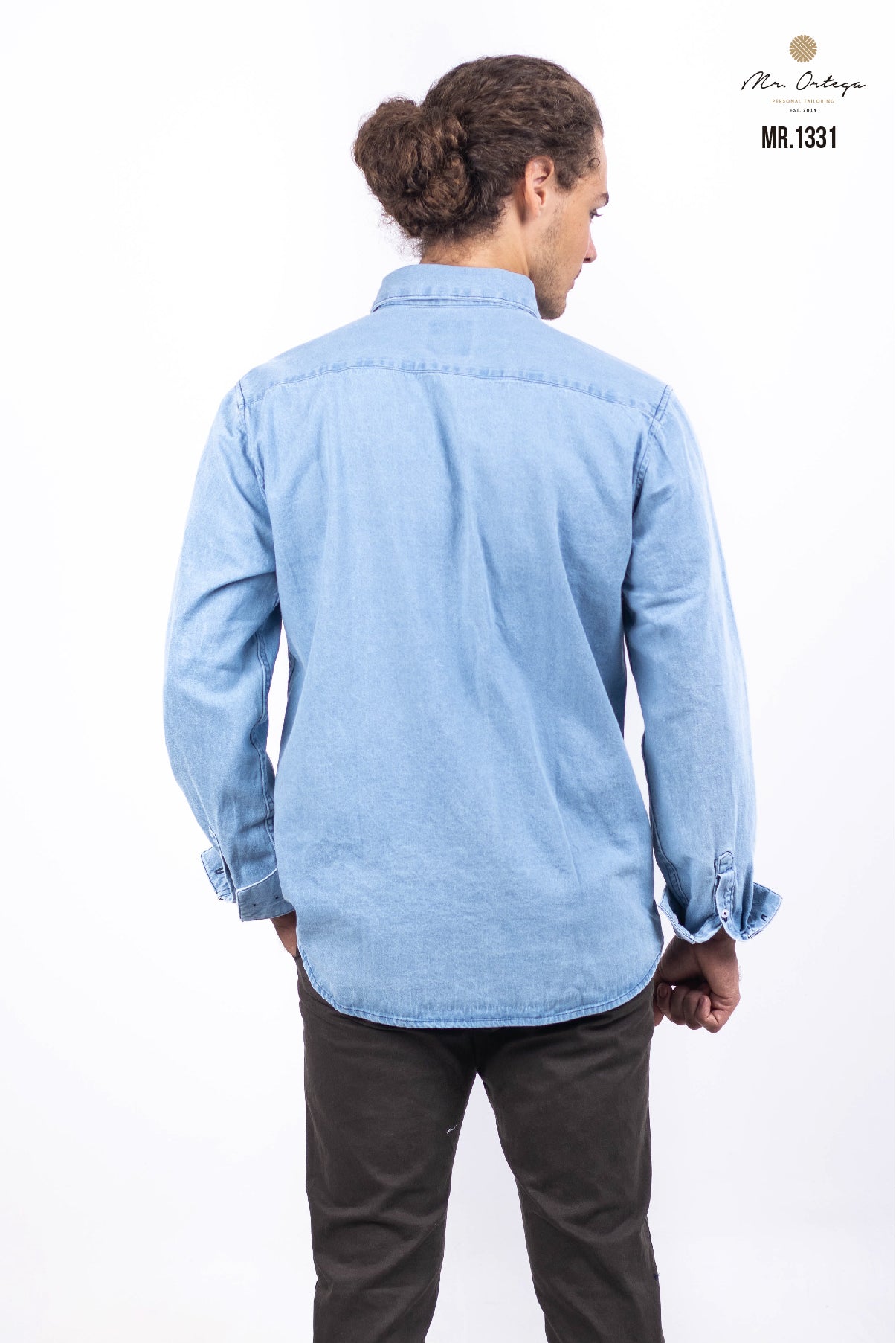 CAMISA LISA AZUL INDIGO