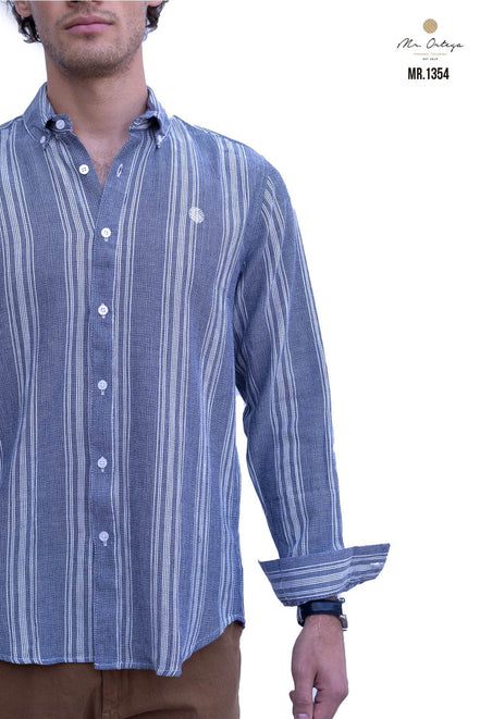 CAMISA RAYAS NEGRO Y BLANCO