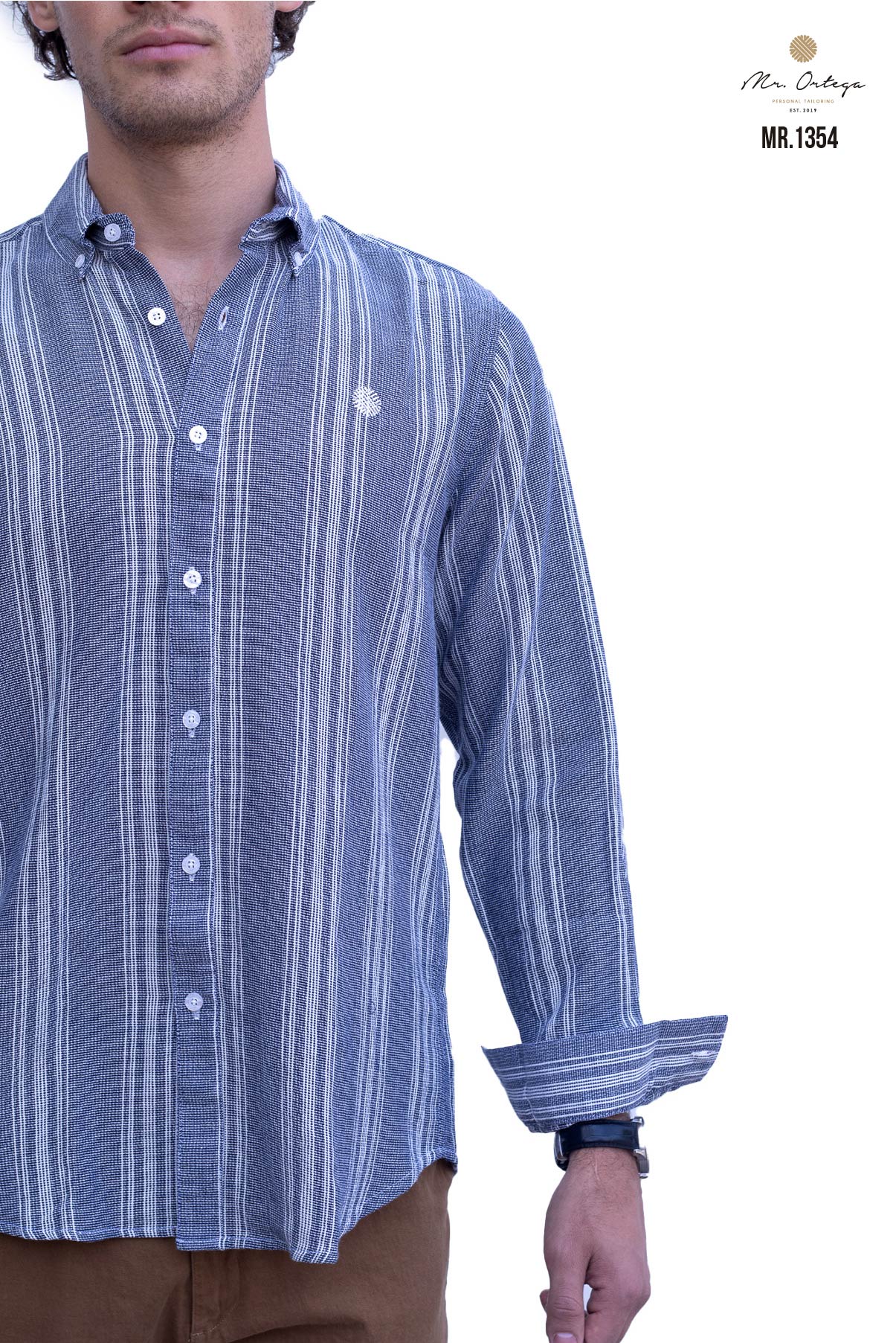 CAMISA RAYAS NEGRO Y BLANCO