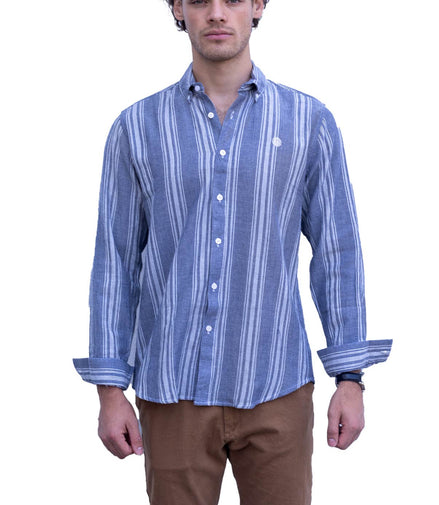 CAMISA RAYAS NEGRO Y BLANCO