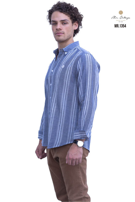 CAMISA RAYAS NEGRO Y BLANCO