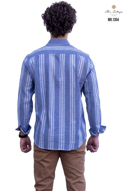 CAMISA RAYAS NEGRO Y BLANCO