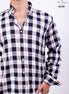 CAMISA CUADROS NEGRO, BLANCO Y BEIGE