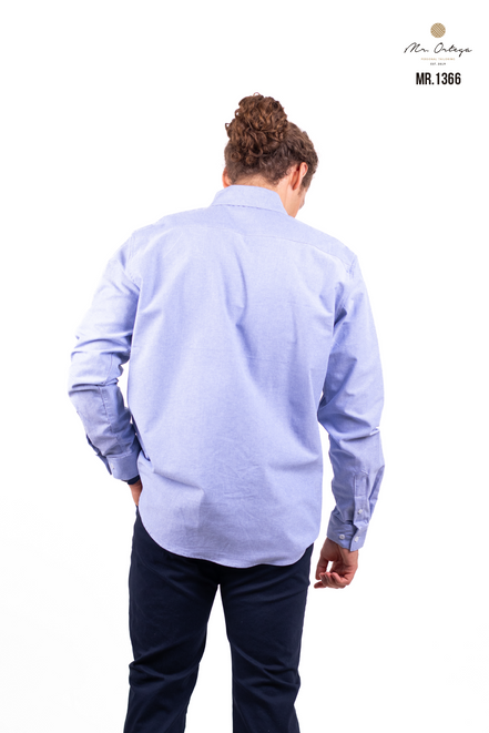 CAMISA LISA AZUL