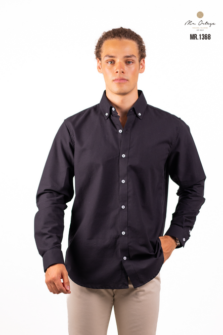 CAMISA LISA NEGRO