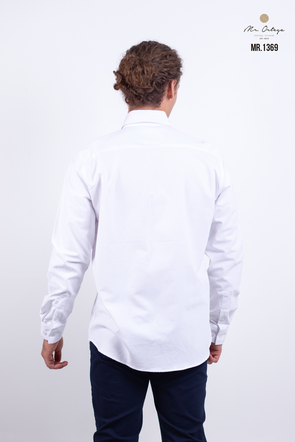 CAMISA LISA BLANCA MANGA LARGA