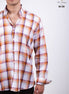 CAMISA CUADROS NARANJA, BLANCO, TINTO Y VERDE