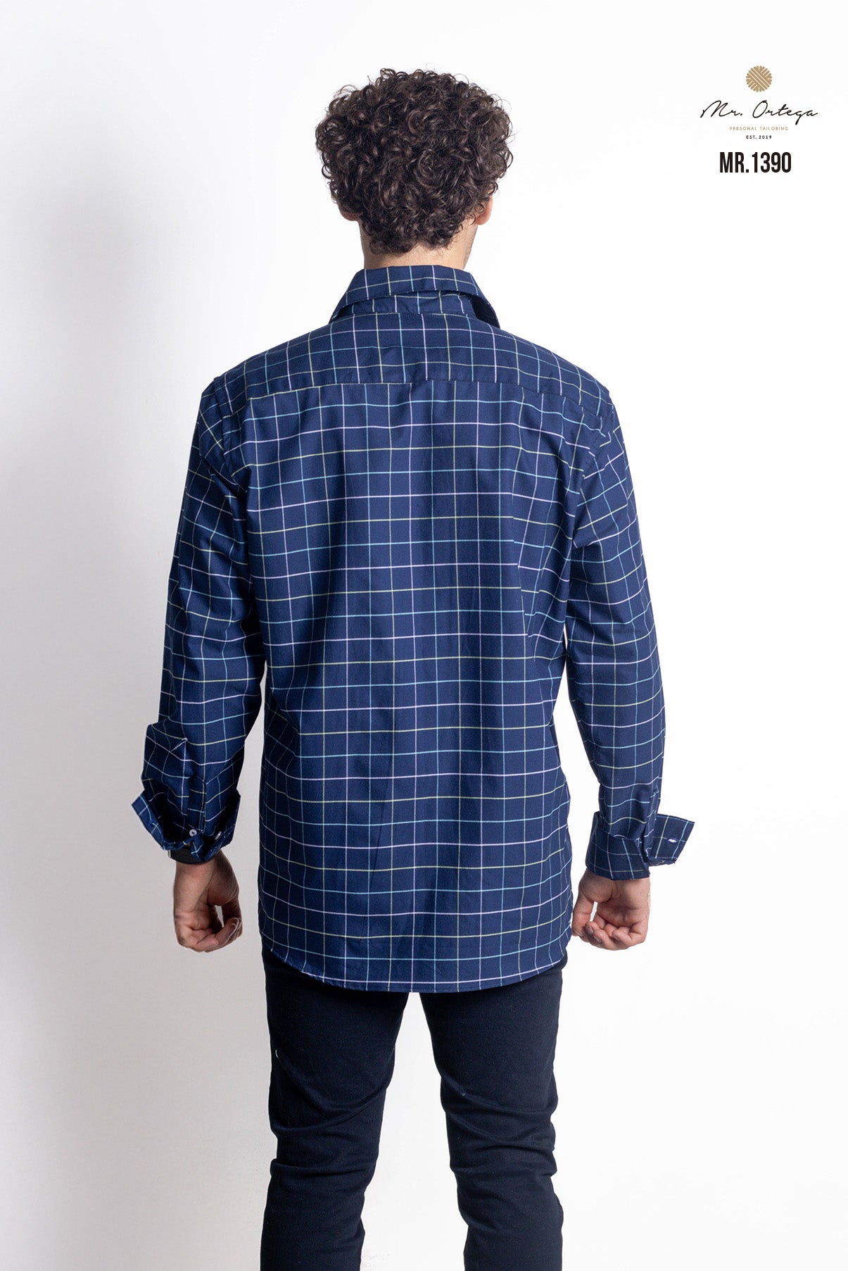 CAMISA CUADROS AZUL MARINO