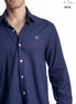 CAMISA AZUL MARINO LISA