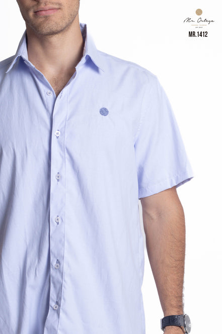 CAMISA LISA AZUL CIELO