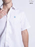 CAMISA RAYAS BEIGE Y BLANCO