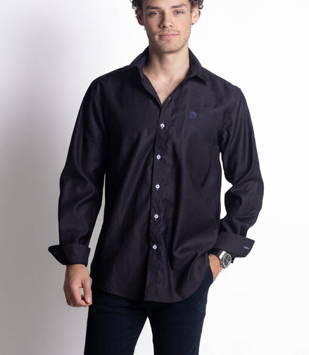 CAMISA NEGRO LISA
