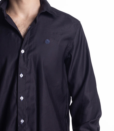 CAMISA NEGRO LISA