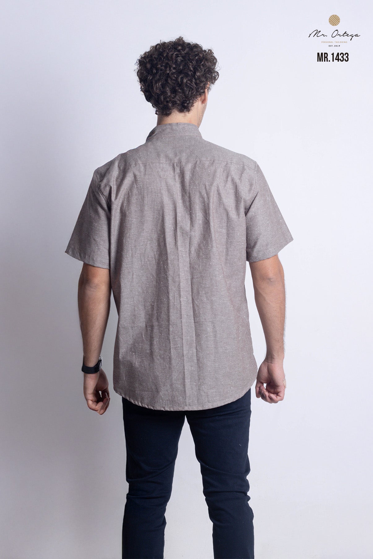 CAMISA LISA CAFE CLARO