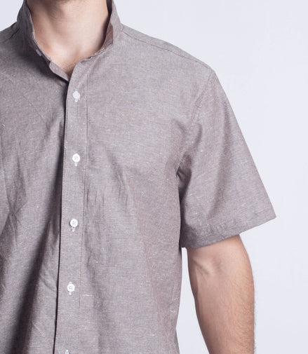 CAMISA LISA CAFE CLARO