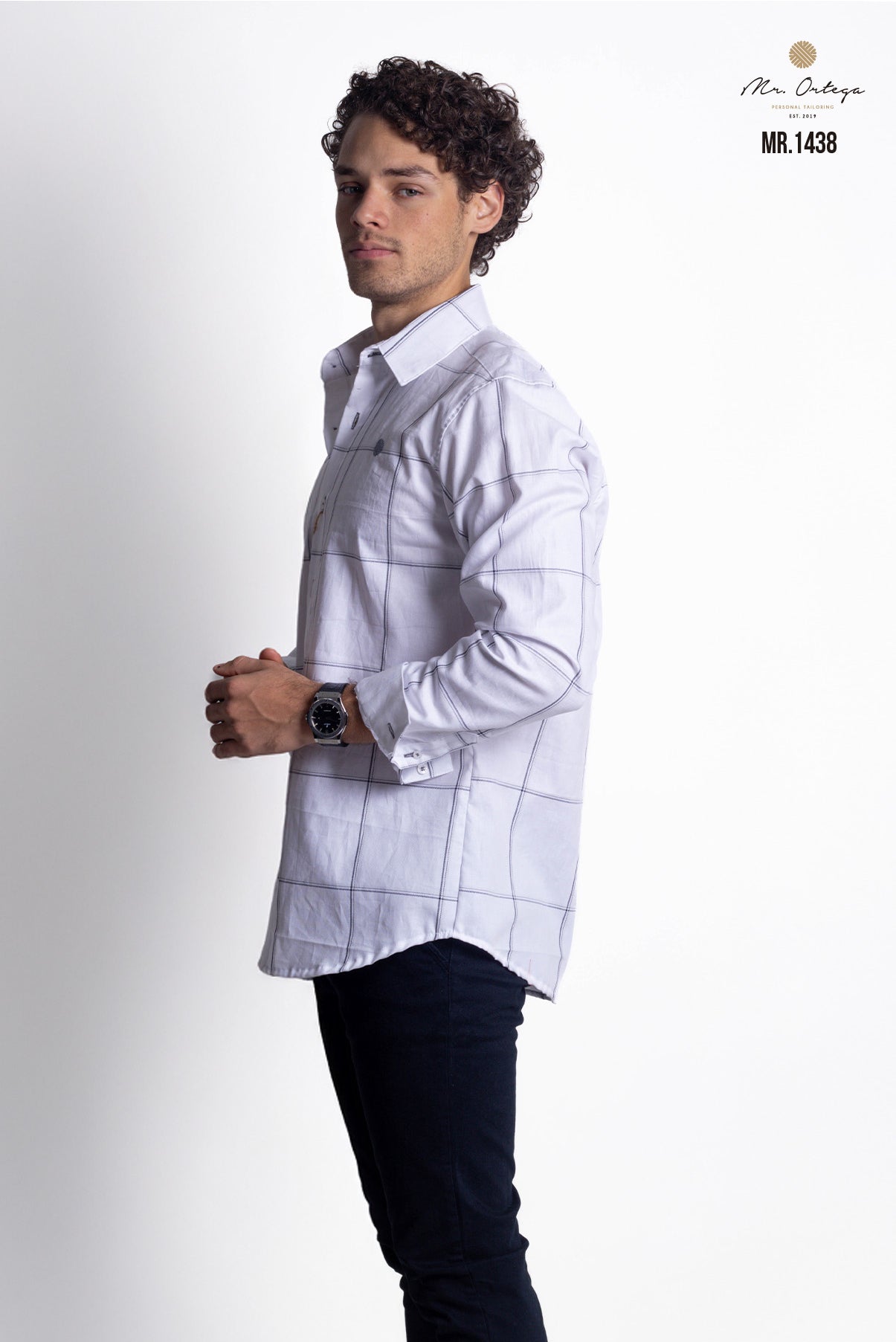CAMISA CUADROS BLANCO
