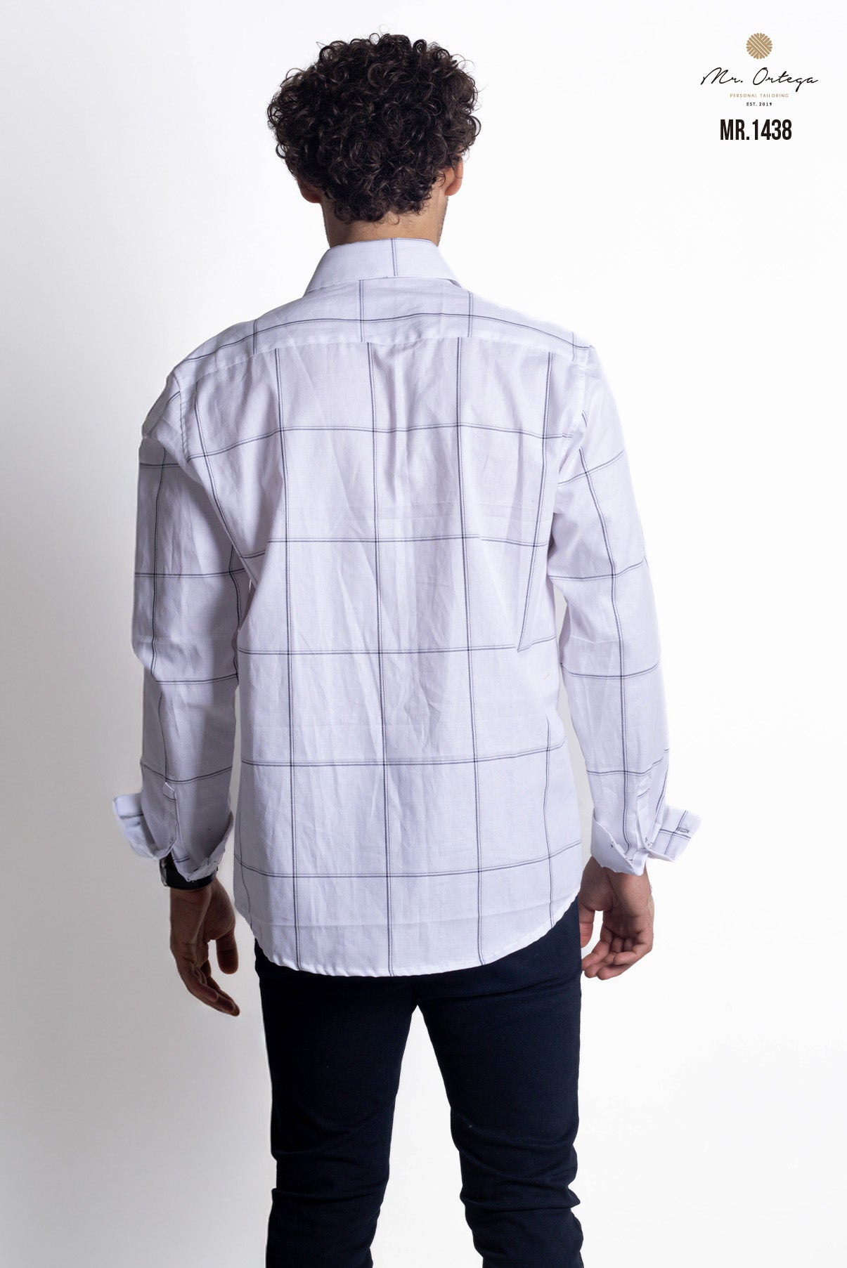 CAMISA CUADROS BLANCO
