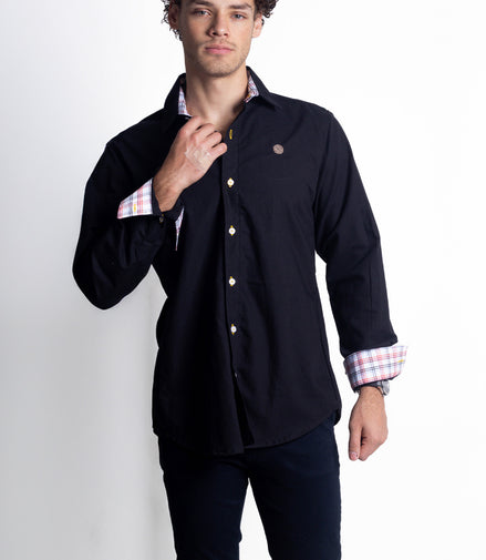 CAMISA LISA NEGRO