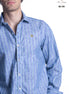 CAMISA RAYAS AZUL MARINO Y VERDE