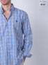 CAMISA CUADROS AZUL, BLANCO Y VERDE