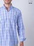 CAMISA CUADROS BLANCO Y AZUL