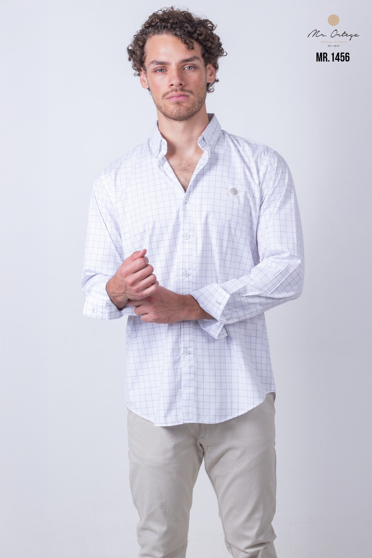 CAMISA CUADROS BLANCO
