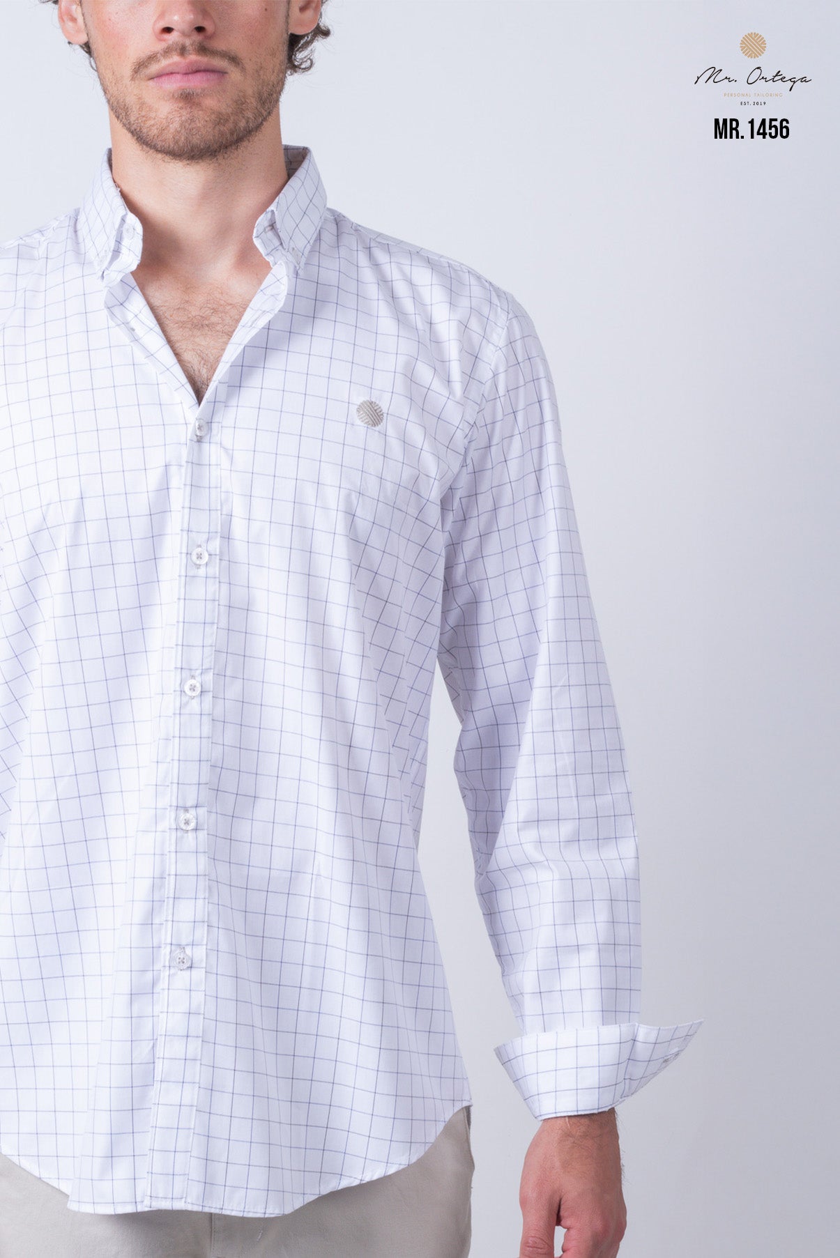 CAMISA CUADROS BLANCO