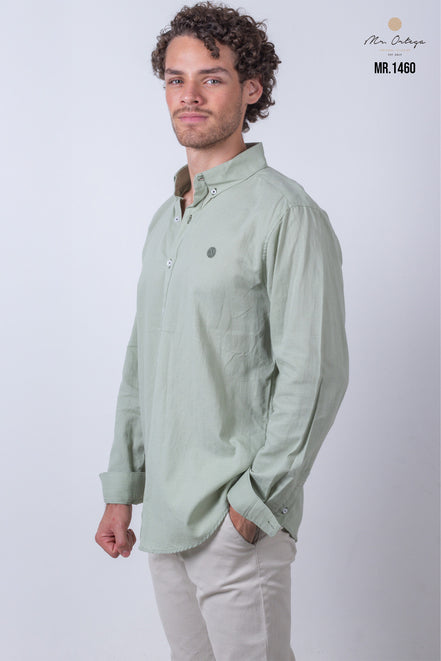 CAMISA LISA VERDE CLARO